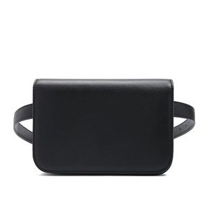 Faux leather belt bag